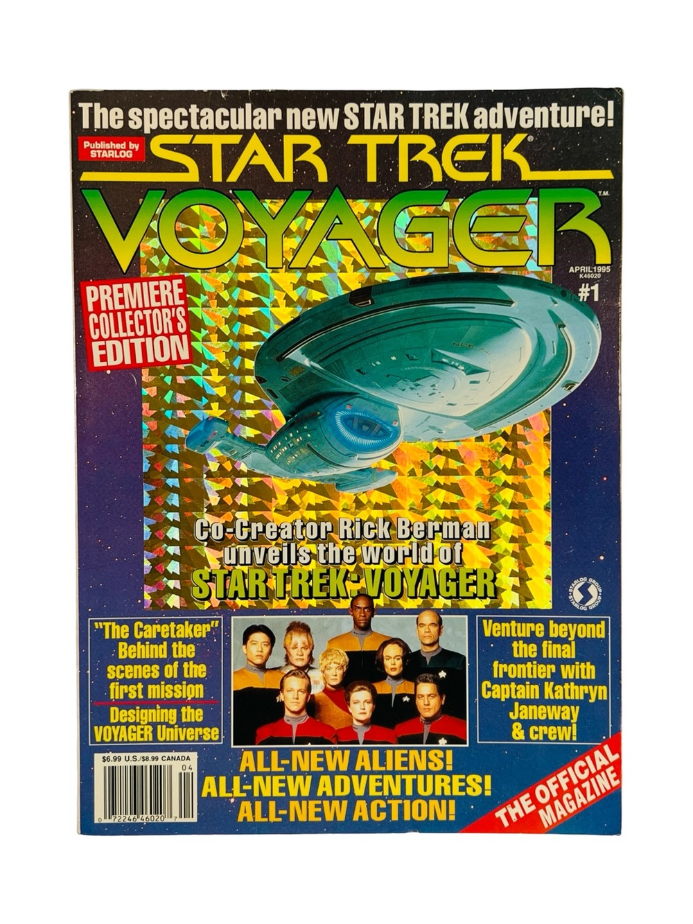 Star Trek Voyager #1 Premiere Collector’s Ed Magazine 🖖✨